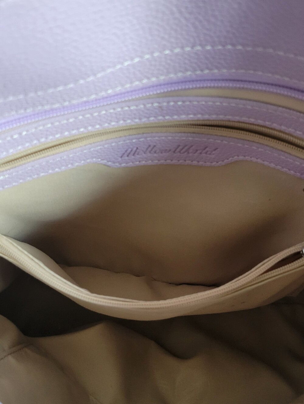 Mellow World Vegan Leather Tote Bag Lavender - Picture 12 of 13